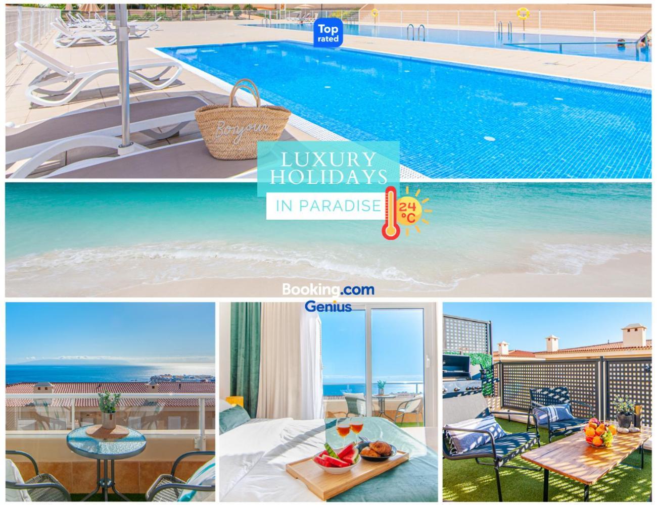 Luxury Townhouse With Panoramic Sea View Villa Puerto de Santiago  Dış mekan fotoğraf